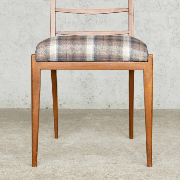 英国【A.H.MCINTOSH マッキントッシュ】直線のすっきりとしたデザイン ラダーバック ダイニングチェア /22I-4[m]