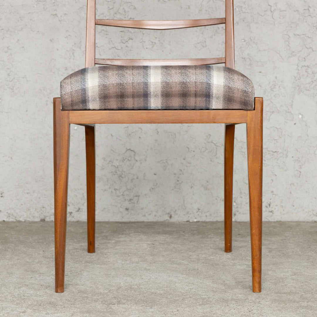 英国【A.H.MCINTOSH マッキントッシュ】直線のすっきりとしたデザイン ラダーバック ダイニングチェア /22I-5[m]
