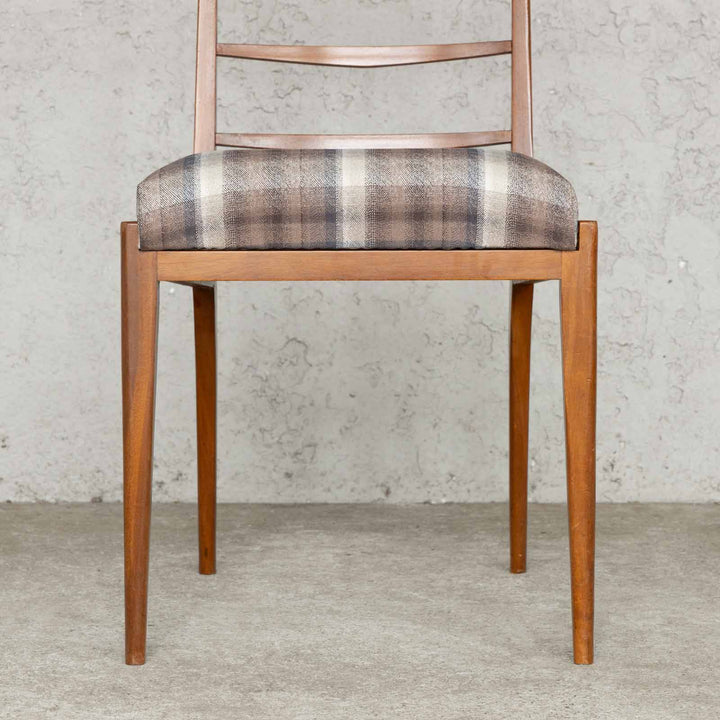 英国【A.H.MCINTOSH マッキントッシュ】直線のすっきりとしたデザイン ラダーバック ダイニングチェア /22I-5[m]