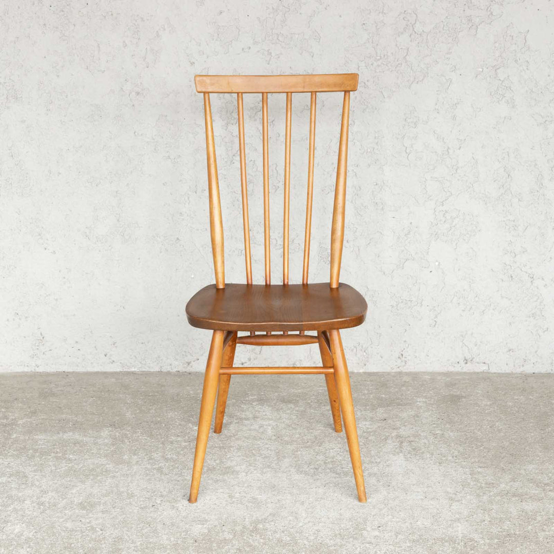 英国【ERCOL アーコール】シンプルで直線的なデザイン ハイバック スティックバックチェア No.608 Windsor ウインザー /22I-3[m]