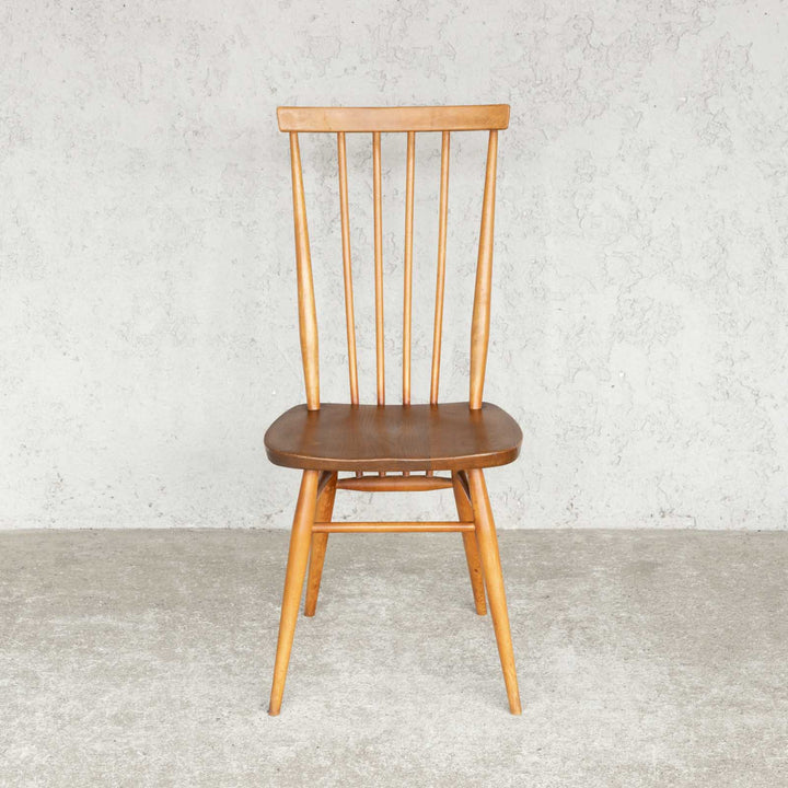 英国【ERCOL アーコール】シンプルで直線的なデザイン ハイバック スティックバックチェア No.608 Windsor ウインザー /22I-3[m]