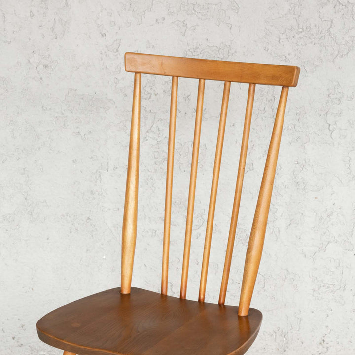 英国【ERCOL アーコール】シンプルで直線的なデザイン ハイバック スティックバックチェア No.608 Windsor ウインザー /22I-3[m]