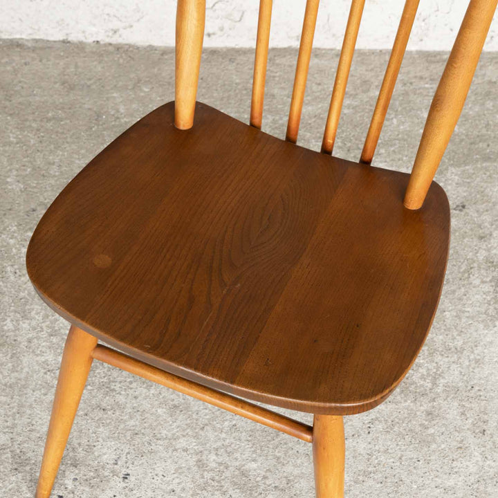 英国【ERCOL アーコール】シンプルで直線的なデザイン ハイバック スティックバックチェア No.608 Windsor ウインザー /22I-3[m]