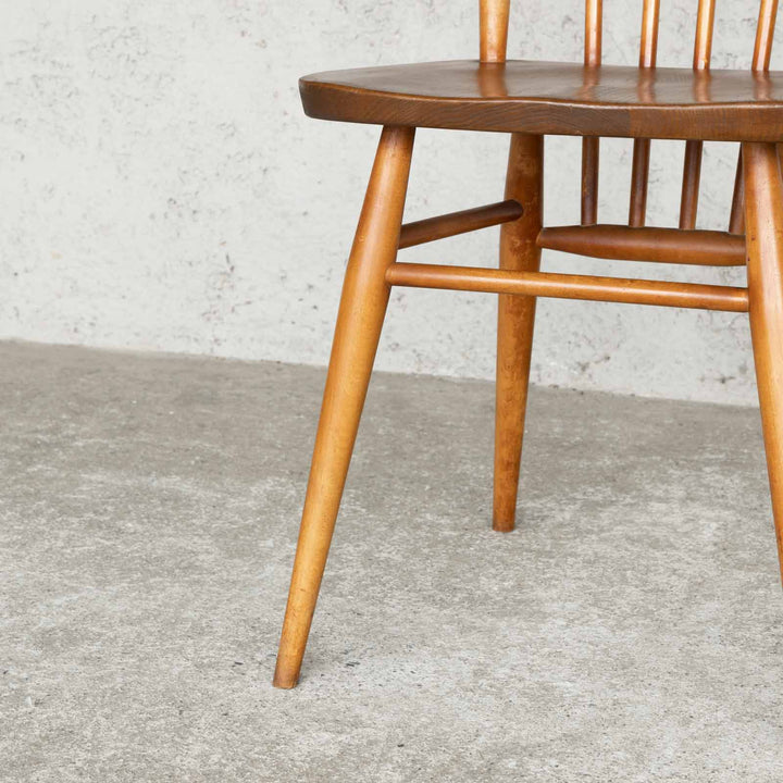 英国【ERCOL アーコール】シンプルで直線的なデザイン ハイバック スティックバックチェア No.608 Windsor ウインザー /22I-3[m]