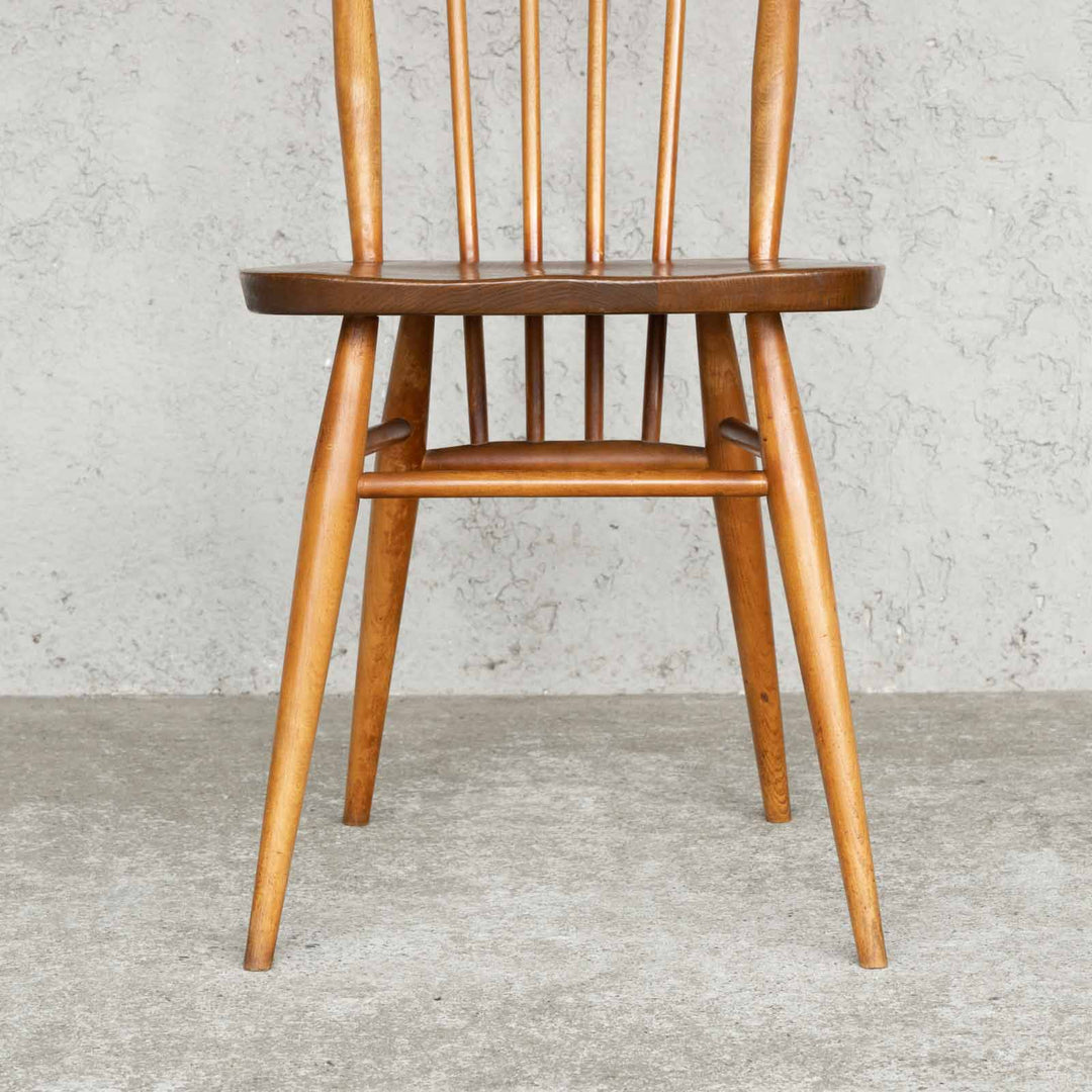 英国【ERCOL アーコール】シンプルで直線的なデザイン ハイバック スティックバックチェア No.608 Windsor ウインザー /22I-3[m]