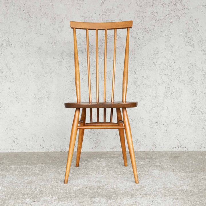 英国【ERCOL アーコール】シンプルで直線的なデザイン ハイバック スティックバックチェア No.608 Windsor ウインザー /22I-3[m]