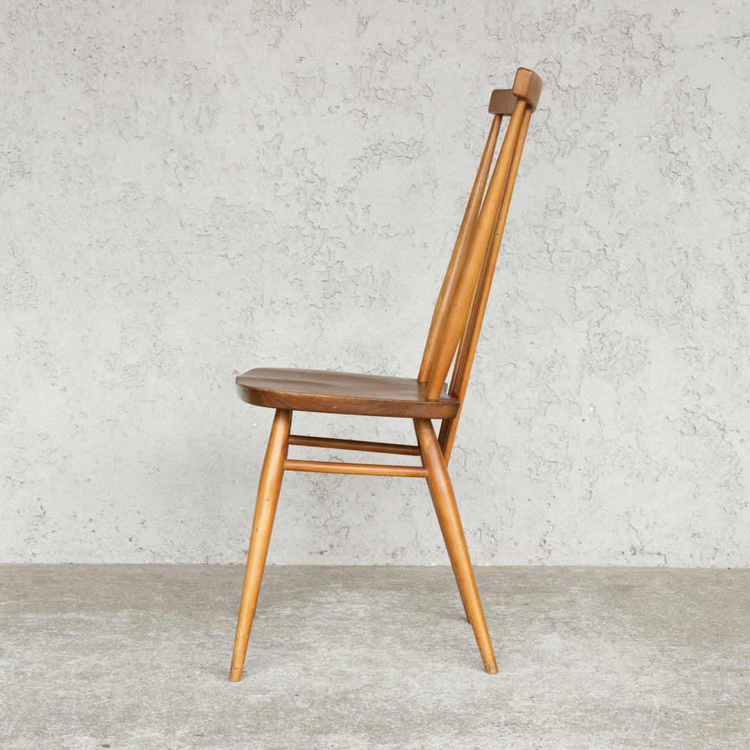 英国【ERCOL アーコール】シンプルで直線的なデザイン ハイバック スティックバックチェア No.608 Windsor ウインザー /22I-3[m]