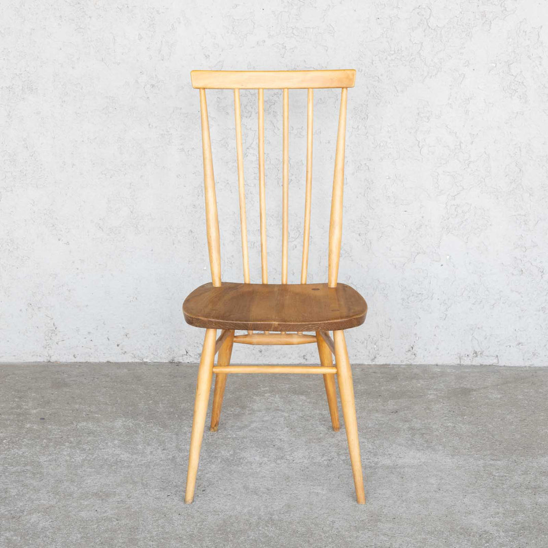 英国【ERCOL アーコール】シンプルで直線的なデザイン ハイバック スティックバックチェア No.608 Windsor ウインザー /22I-4[m]