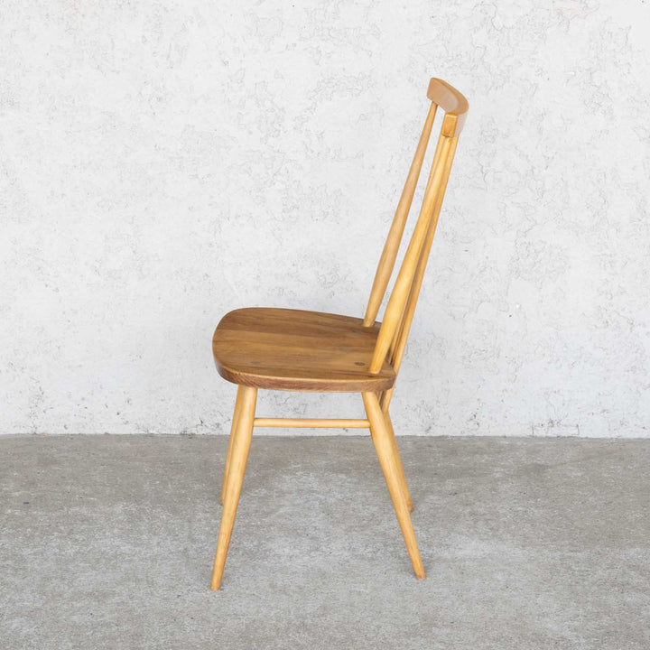 英国【ERCOL アーコール】シンプルで直線的なデザイン ハイバック スティックバックチェア No.608 Windsor ウインザー /22I-4[m]