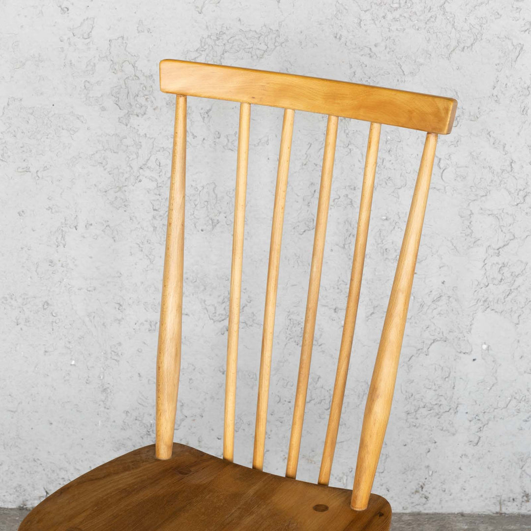 英国【ERCOL アーコール】シンプルで直線的なデザイン ハイバック スティックバックチェア No.608 Windsor ウインザー /22I-4[m]