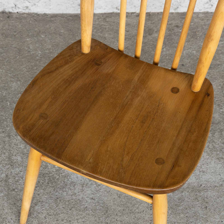 英国【ERCOL アーコール】シンプルで直線的なデザイン ハイバック スティックバックチェア No.608 Windsor ウインザー /22I-4[m]
