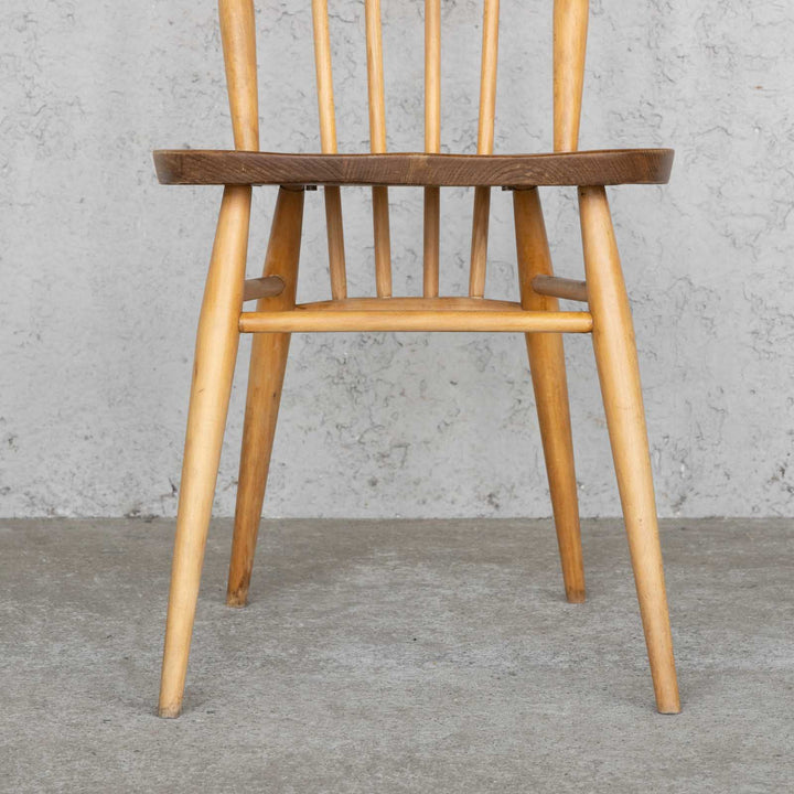 英国【ERCOL アーコール】シンプルで直線的なデザイン ハイバック スティックバックチェア No.608 Windsor ウインザー /22I-4[m]