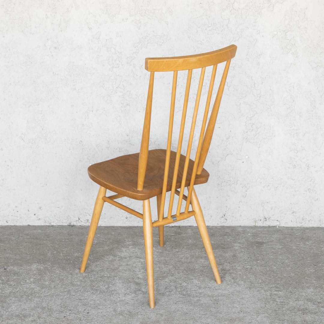 英国【ERCOL アーコール】シンプルで直線的なデザイン ハイバック スティックバックチェア No.608 Windsor ウインザー /22I-5[m]