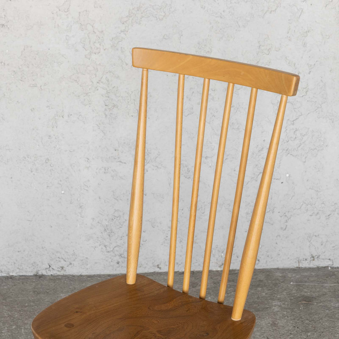 英国【ERCOL アーコール】シンプルで直線的なデザイン ハイバック スティックバックチェア No.608 Windsor ウインザー /22I-5[m]