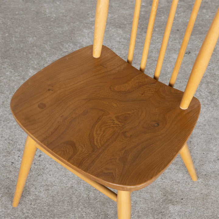 英国【ERCOL アーコール】シンプルで直線的なデザイン ハイバック スティックバックチェア No.608 Windsor ウインザー /22I-5[m]