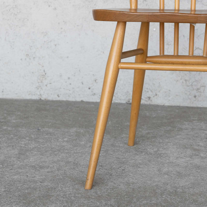 英国【ERCOL アーコール】シンプルで直線的なデザイン ハイバック スティックバックチェア No.608 Windsor ウインザー /22I-5[m]