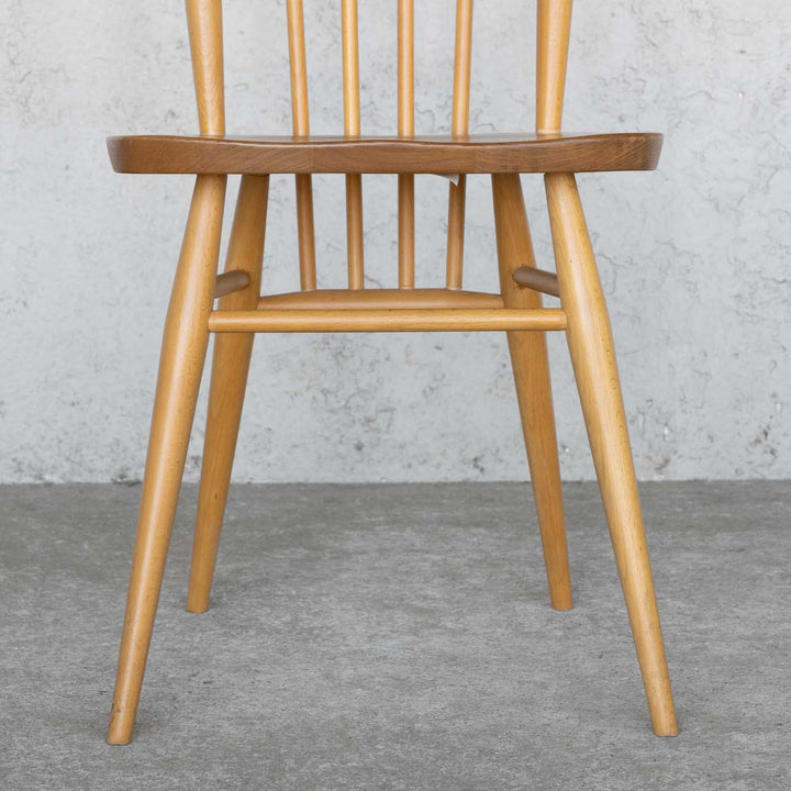 英国【ERCOL アーコール】シンプルで直線的なデザイン ハイバック スティックバックチェア No.608 Windsor ウインザー /22I-5[m]