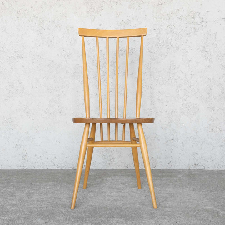 英国【ERCOL アーコール】シンプルで直線的なデザイン ハイバック スティックバックチェア No.608 Windsor ウインザー /22I-5[m]
