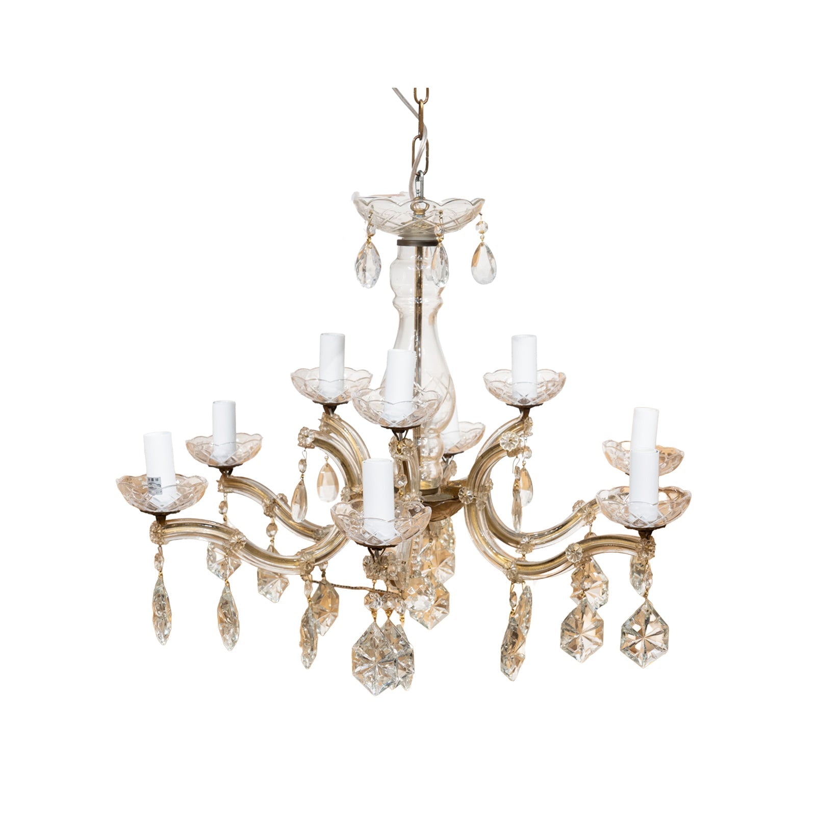 シャンデリア　9灯　直付け ガラス シャンデリア 9灯 直付け・直配線仕様 /13G – THE GLOBE