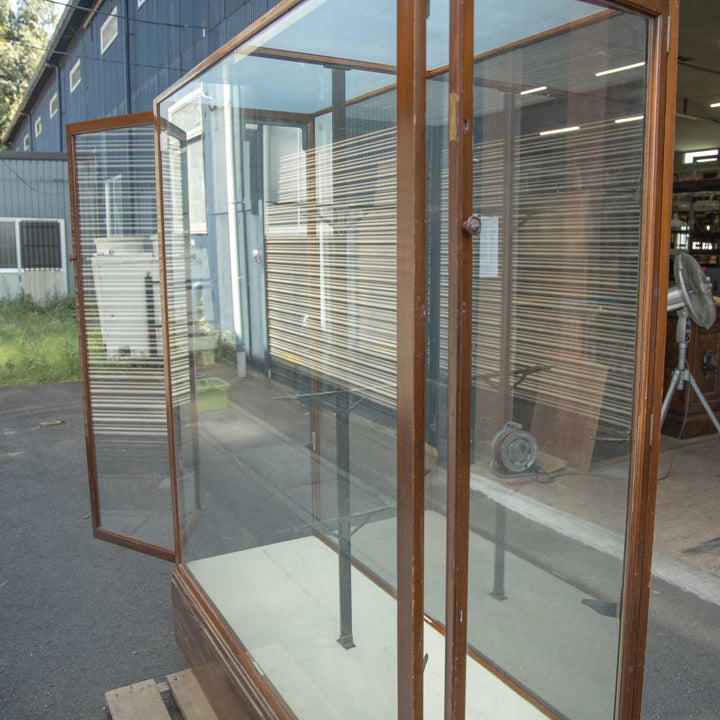 背が高いものもディスプレイできる ガラスショーキャビネット 側面開口 /03L[m]