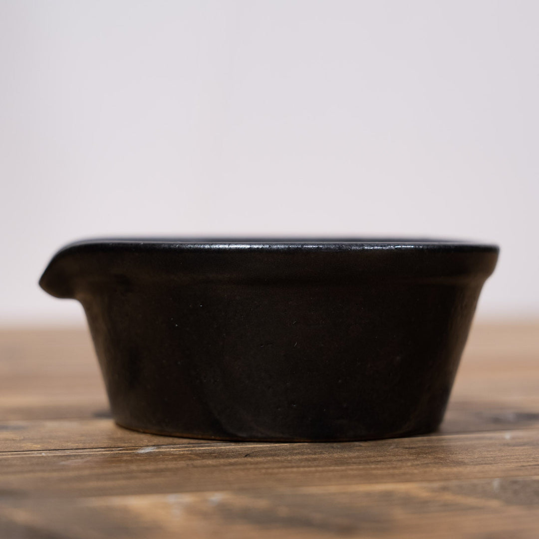 【かもしか道具店】 スパイスすりバチ 黒