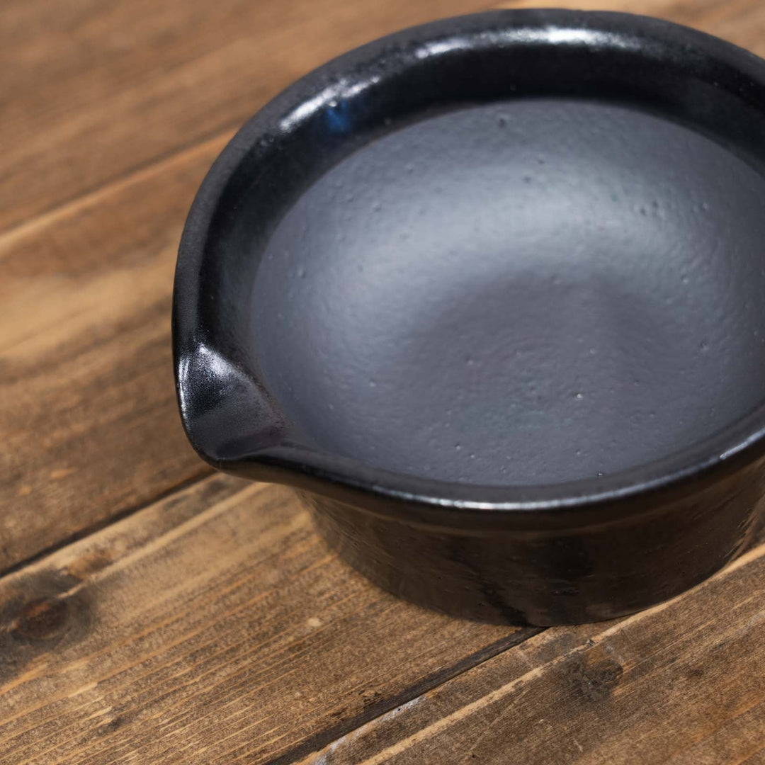【かもしか道具店】 スパイスすりバチ 黒