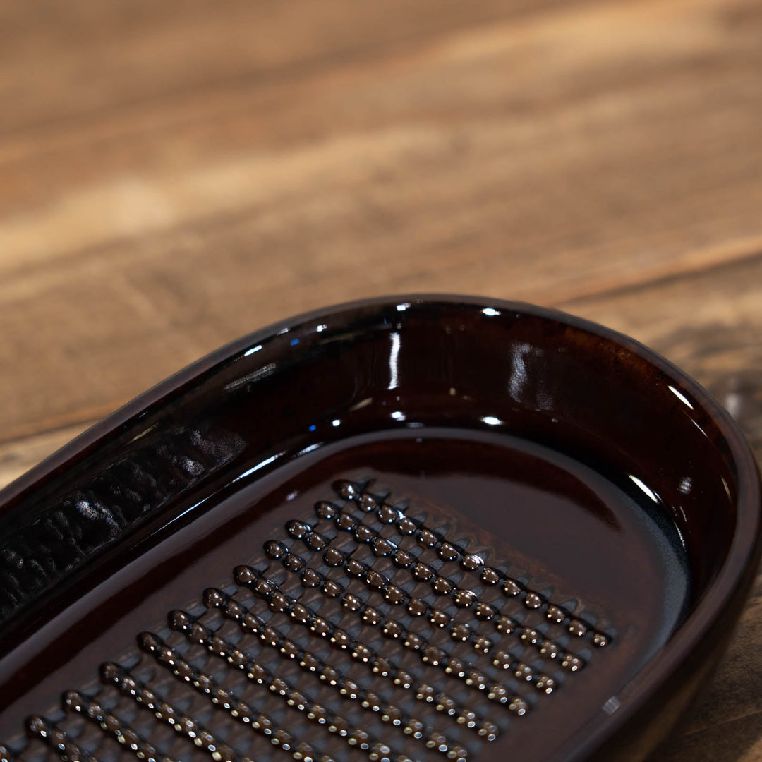 【かもしか道具店】 しょうがのおろし器 茶