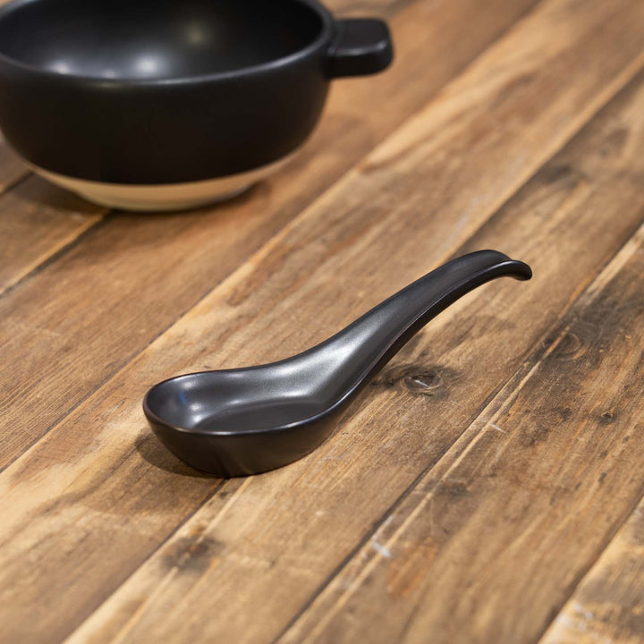 【かもしか道具店】 れんげ 黒
