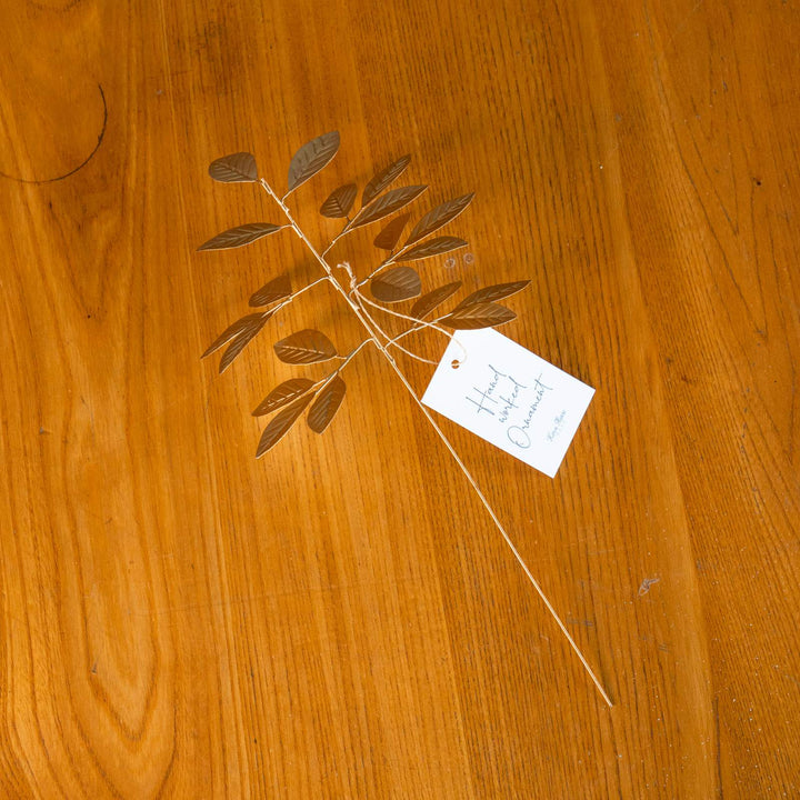 ブリキ アレンジメント スティック リーフ