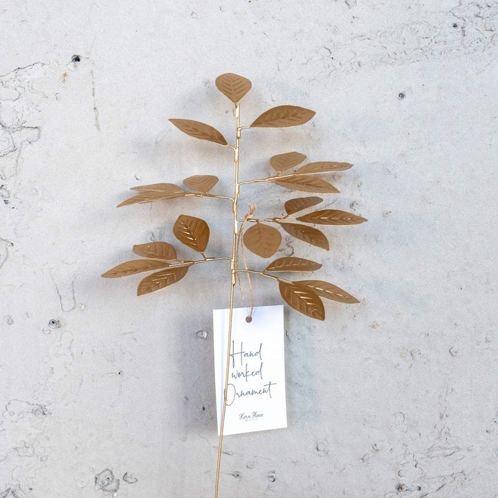 ブリキ アレンジメント スティック リーフ