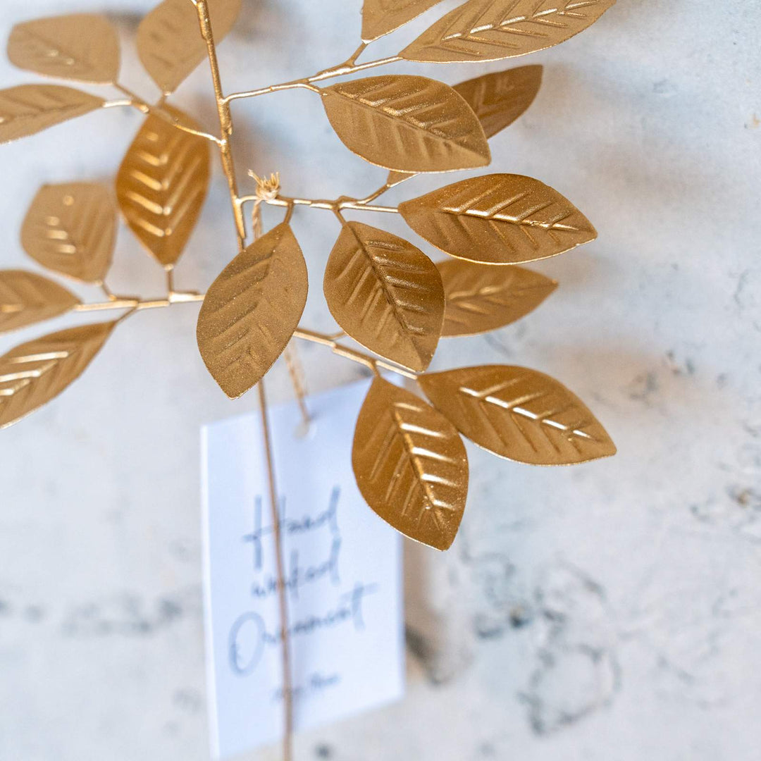 ブリキ アレンジメント スティック リーフ