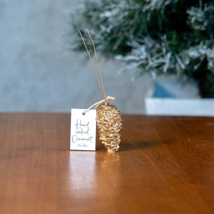 リースやツリーに飾れる タイアップ オーナメント パインコーン