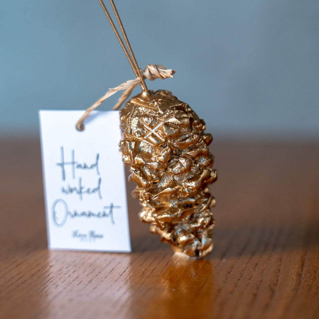 リースやツリーに飾れる タイアップ オーナメント パインコーン