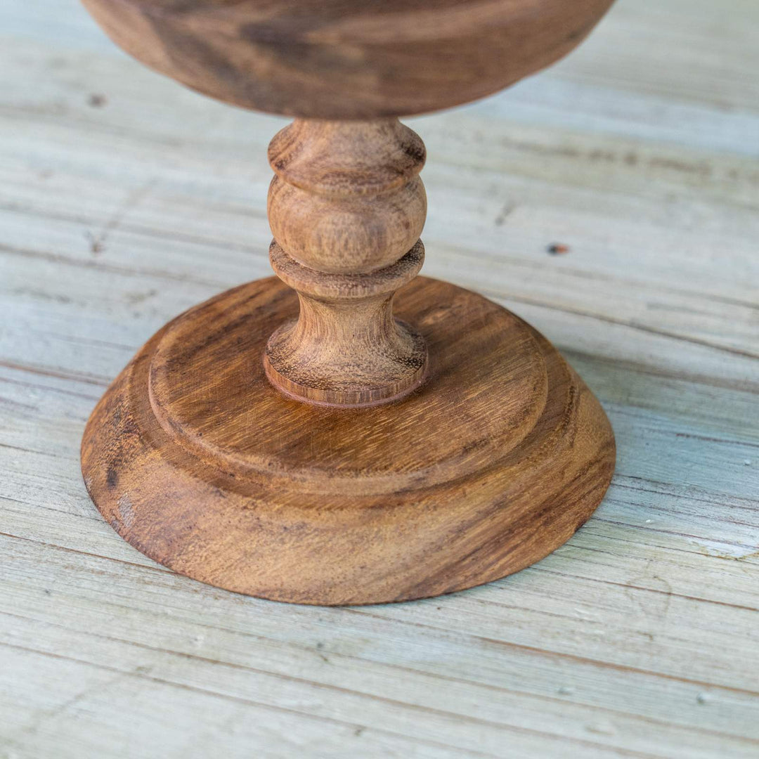WOOD キャンドルスタンド コンポート(L)[m]