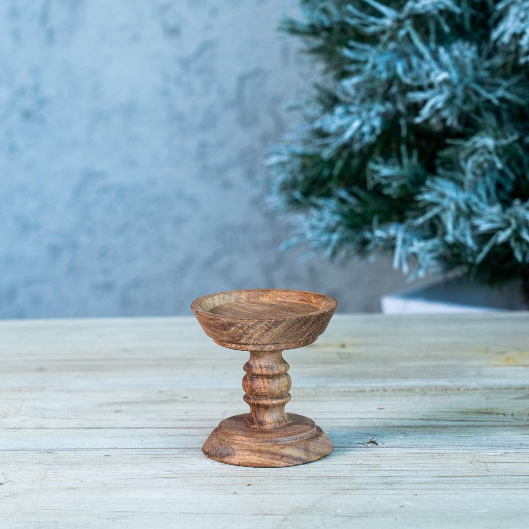 WOOD キャンドルスタンド コンポート(S)[m]