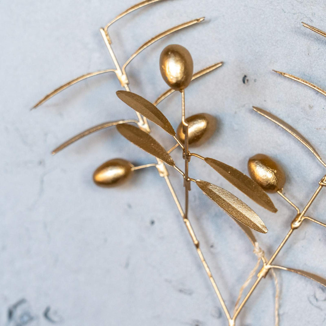 ブリキ アレンジメント スティック オリーブ