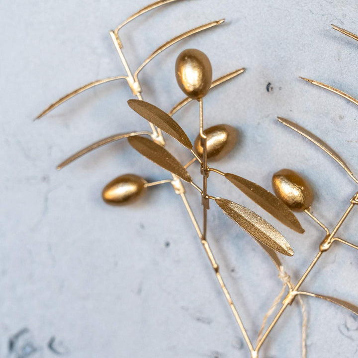 ブリキ アレンジメント スティック オリーブ