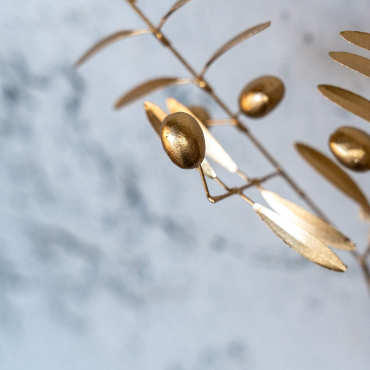 ブリキ アレンジメント スティック オリーブ