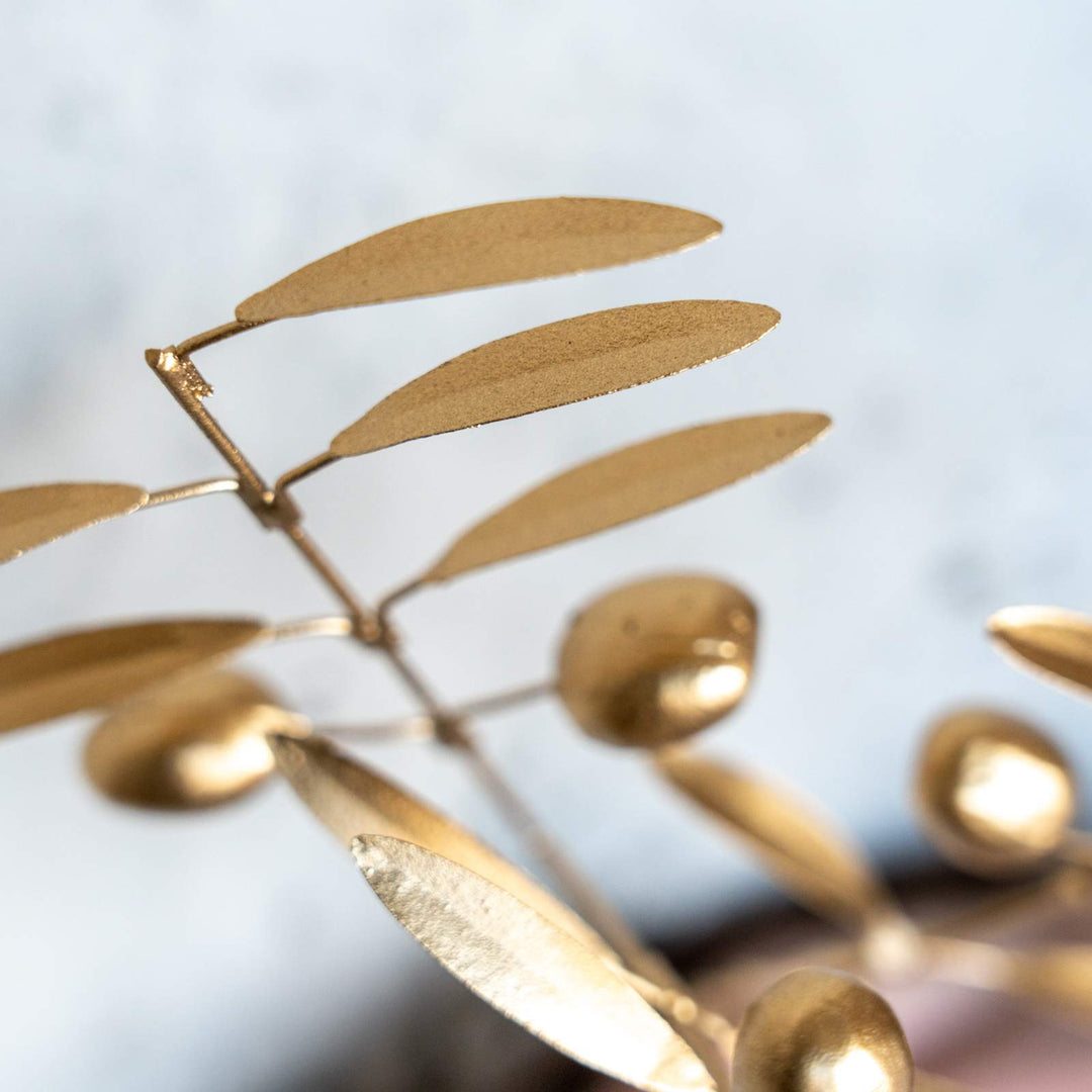 ブリキ アレンジメント スティック オリーブ