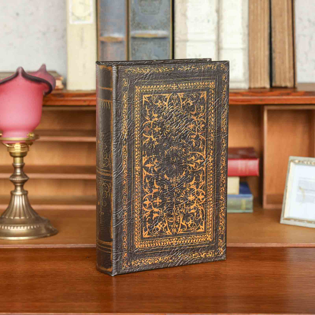 ◇まるでアンティークの洋書の様な質感 オールドブックボックス アソート 2点セット[m]
