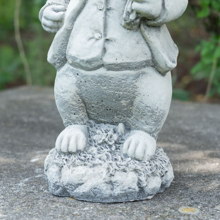 【ガーデンストーン】 花嫁を待つ新郎うさぎ