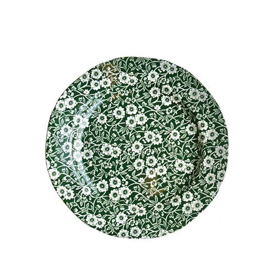 限定 ダークグリーンキャリコプレート21.5cm