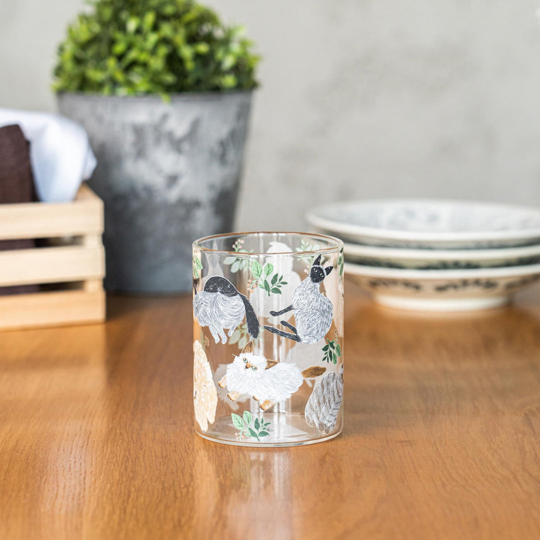 ◇松尾ミユキ Heat resistnt Medium glass[CAT&LEAF]