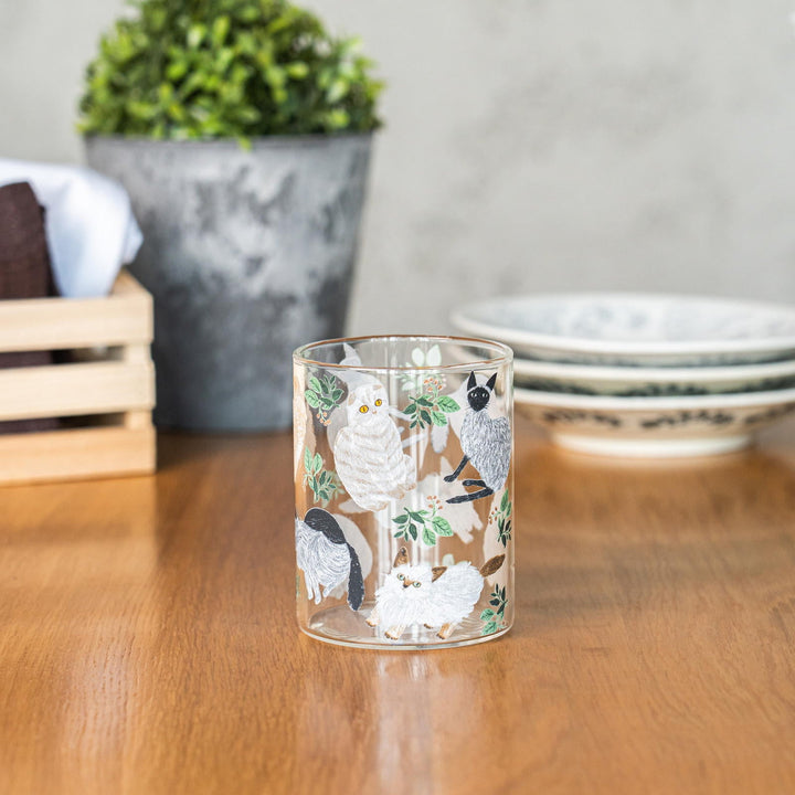 ◇松尾ミユキ Heat resistnt Medium glass[CAT&LEAF]