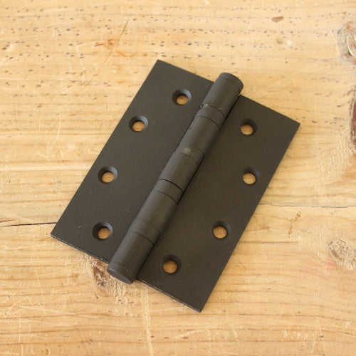 こだわりのDIYに使いたい 真鍮製 黒染丁番（ヒンジ）マットブラック  76×100