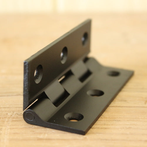 こだわりのDIYに使いたい 真鍮製 黒染丁番（ヒンジ）マットブラック 52×76