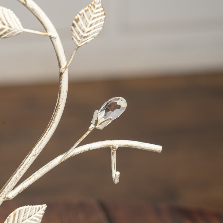 クリアストーンの実が輝く リーフランプスタンド ダブル