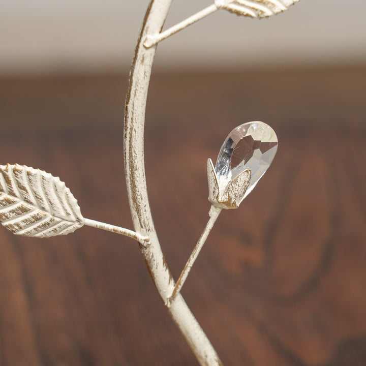 クリアストーンの実が輝く リーフランプスタンド ダブル