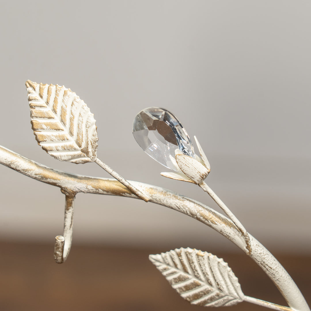 クリアストーンの実が輝く リーフランプスタンド ダブル