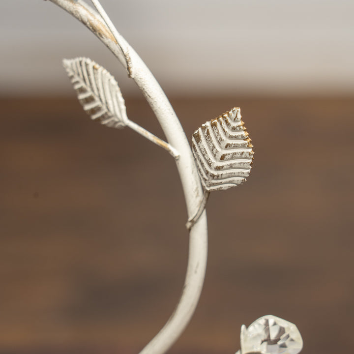 クリアストーンの実が輝く リーフランプスタンド ダブル